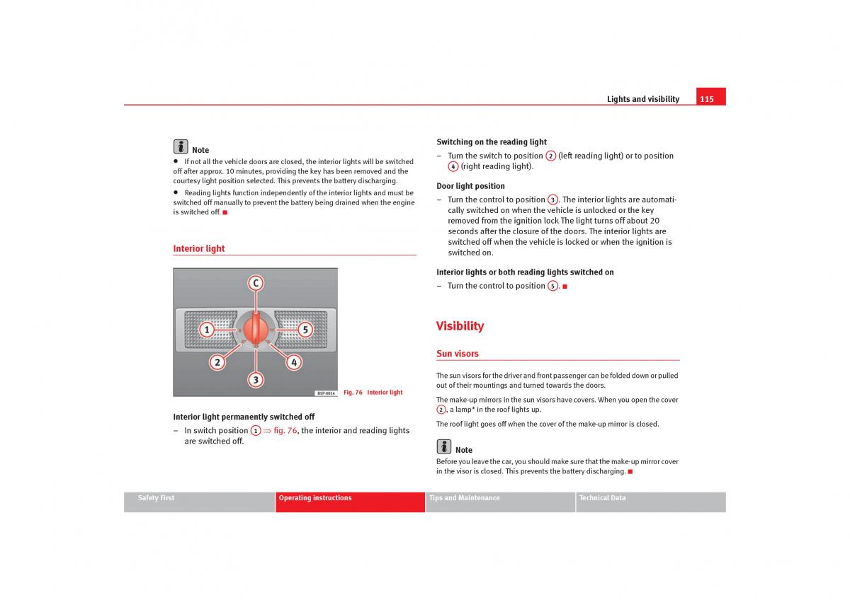 Seat Alhambra I 1 owners manual / page 117