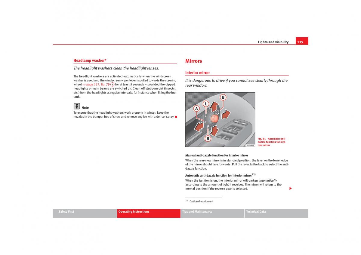 Seat Alhambra I 1 owners manual / page 121