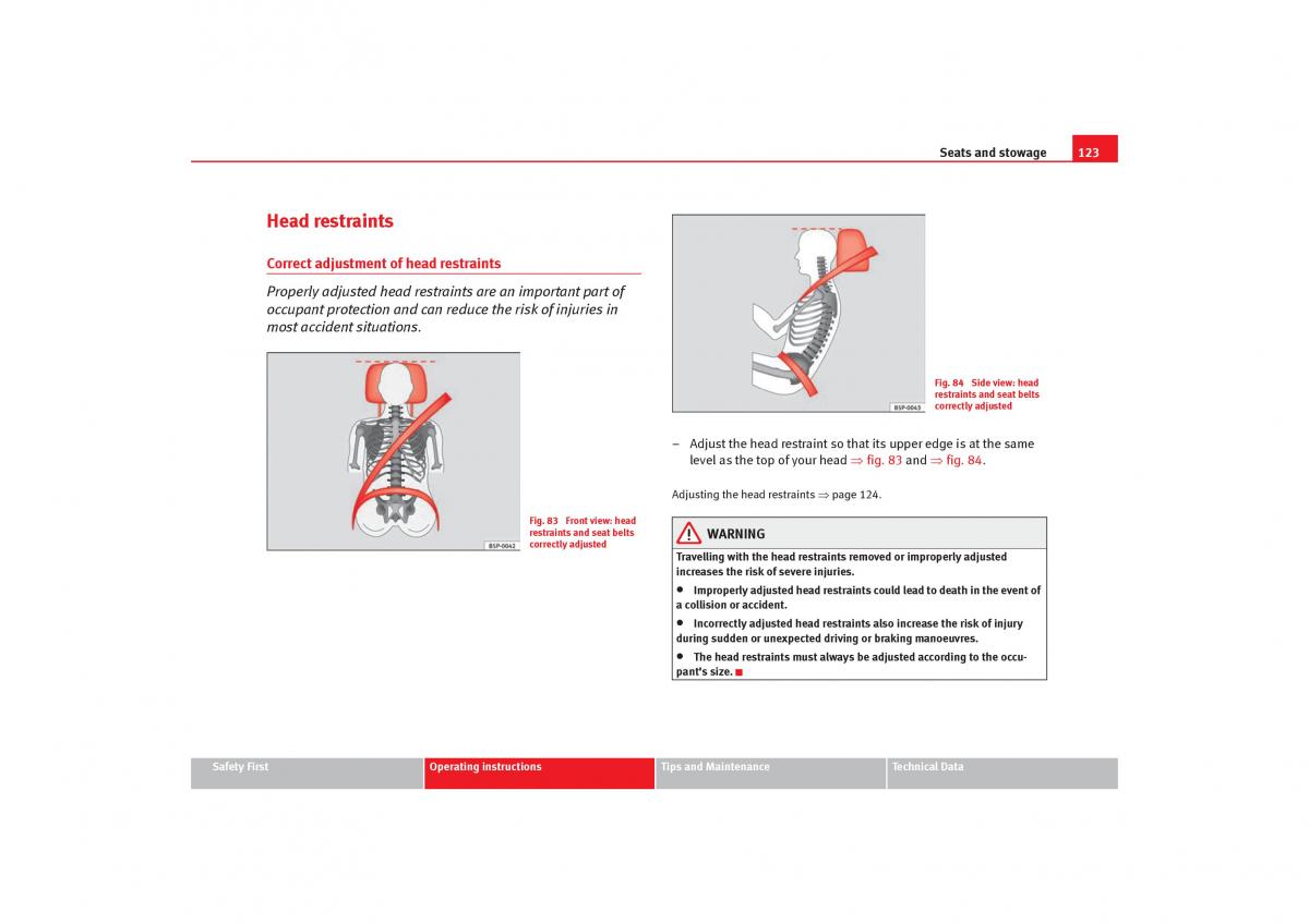 Seat Alhambra I 1 owners manual / page 125