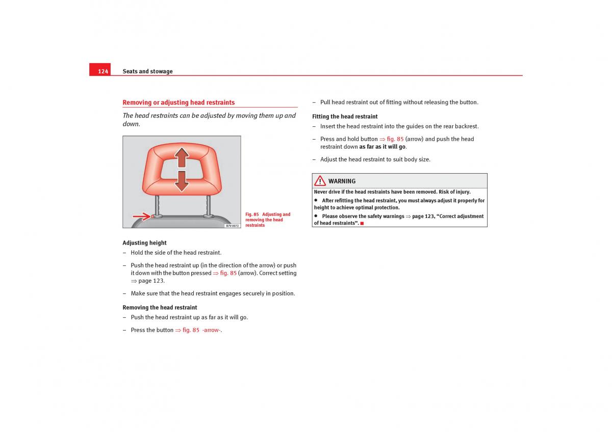 Seat Alhambra I 1 owners manual / page 126