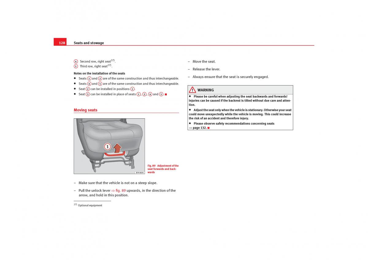 Seat Alhambra I 1 owners manual / page 130