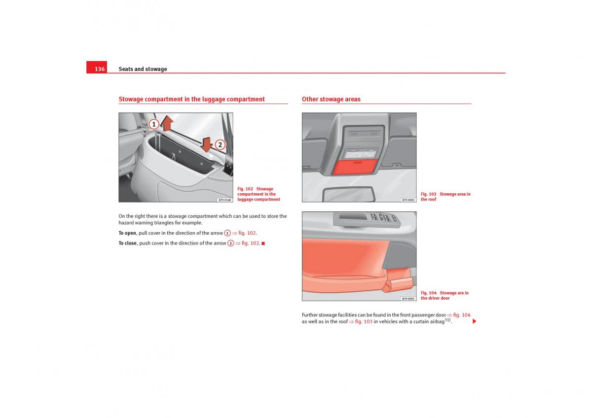 Seat Alhambra I 1 owners manual / page 138