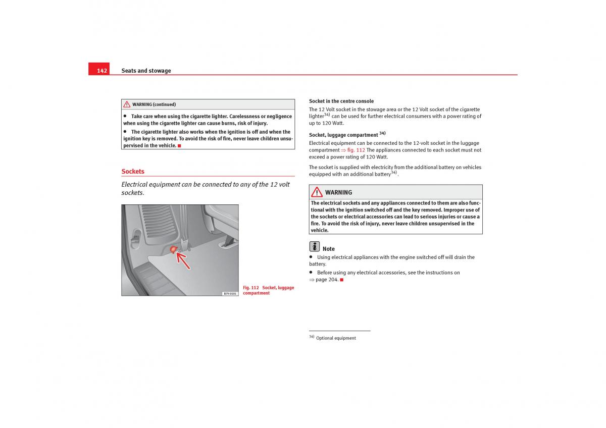 Seat Alhambra I 1 owners manual / page 144