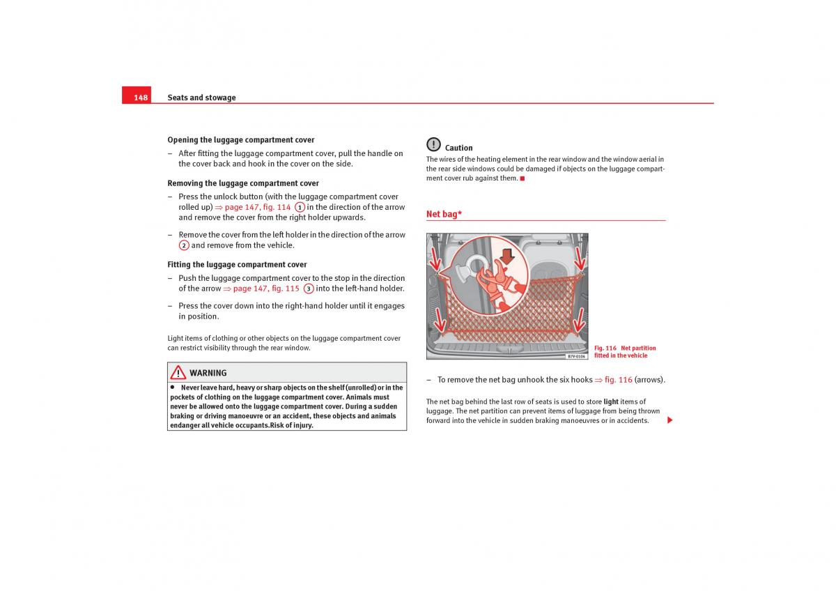 Seat Alhambra I 1 owners manual / page 150