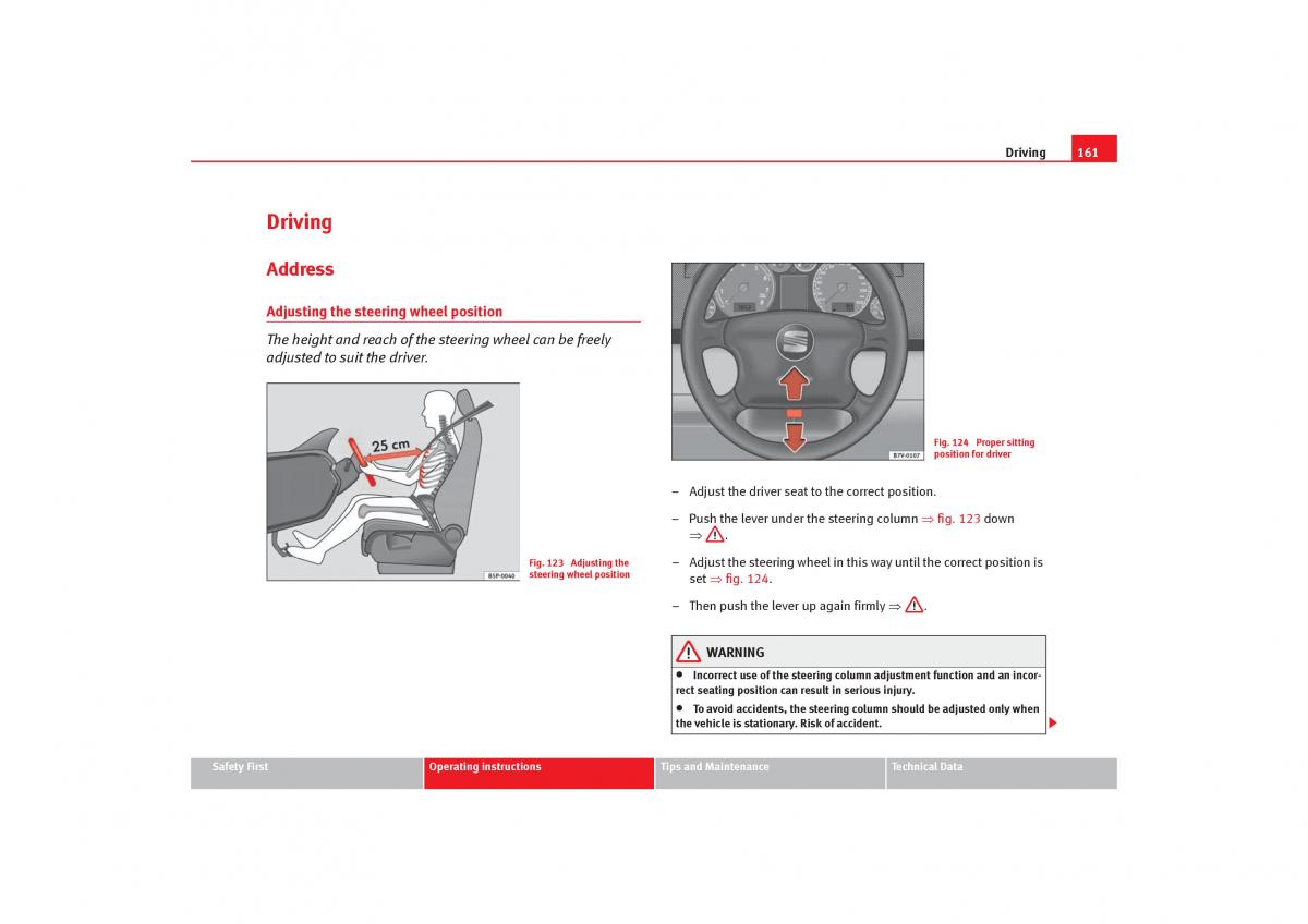 Seat Alhambra I 1 owners manual / page 163