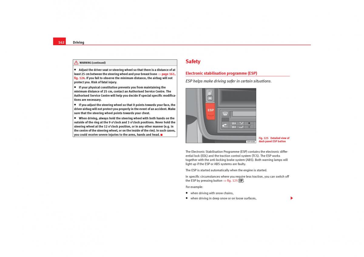 Seat Alhambra I 1 owners manual / page 164