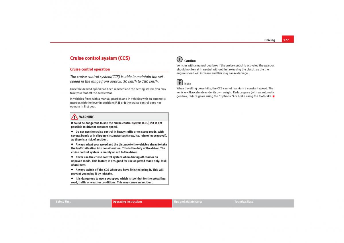 Seat Alhambra I 1 owners manual / page 179