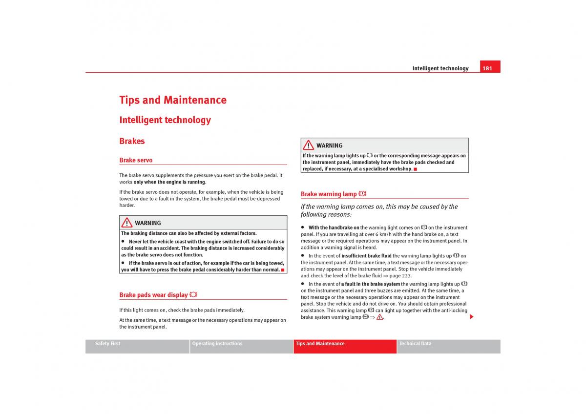 Seat Alhambra I 1 owners manual / page 183