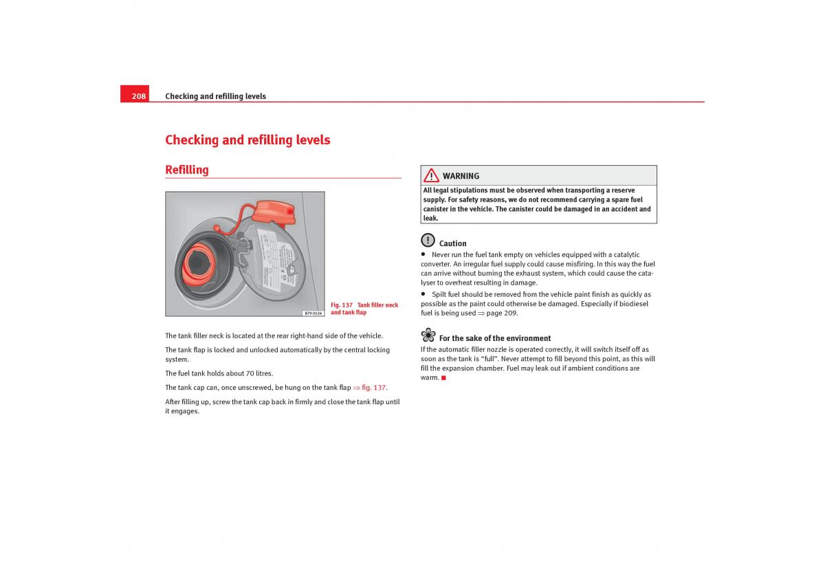 Seat Alhambra I 1 owners manual / page 210