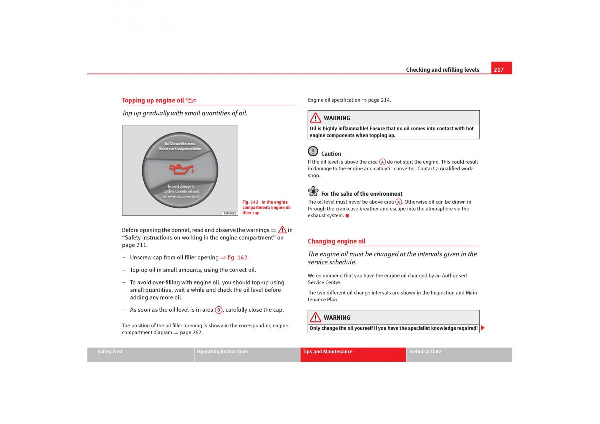 Seat Alhambra I 1 owners manual / page 219