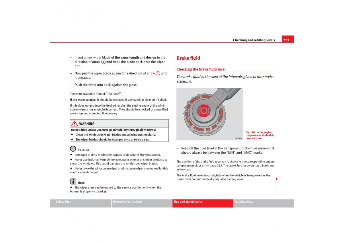 Seat Alhambra I 1 owners manual / page 225