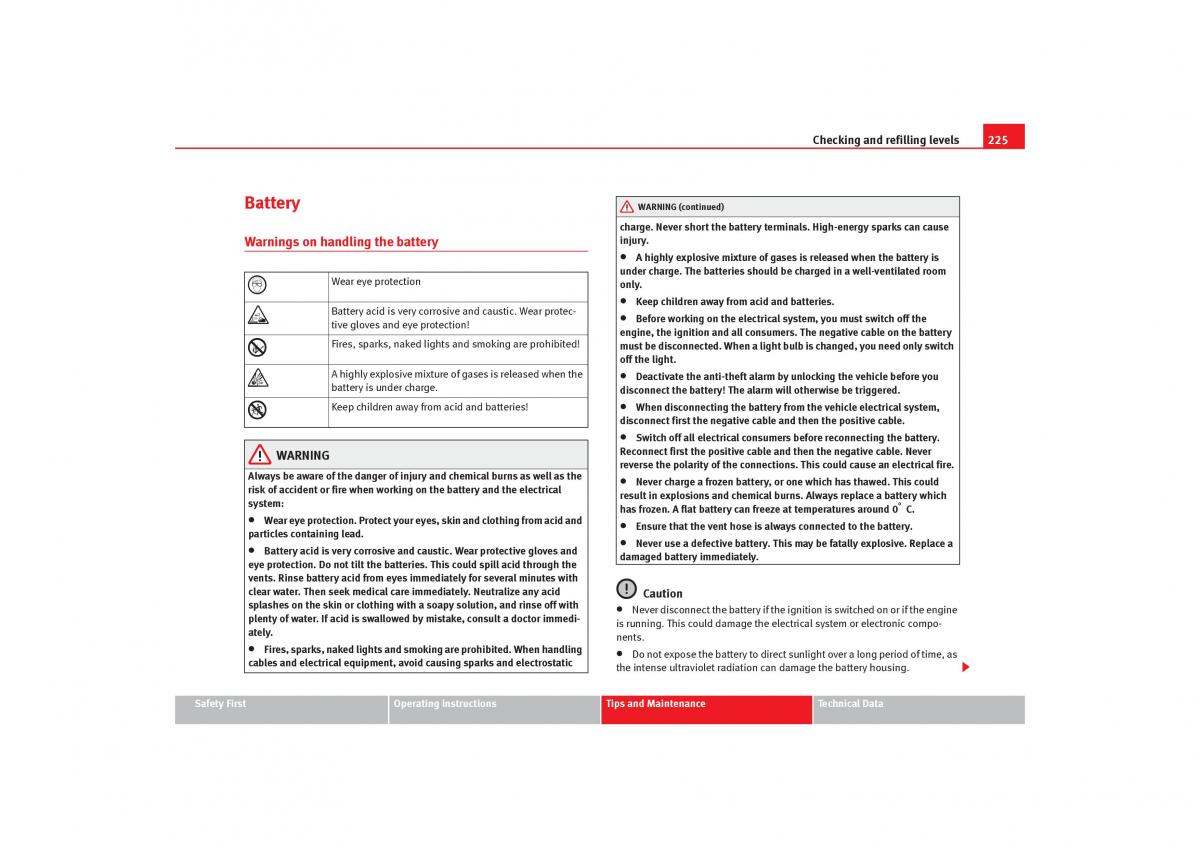 Seat Alhambra I 1 owners manual / page 227