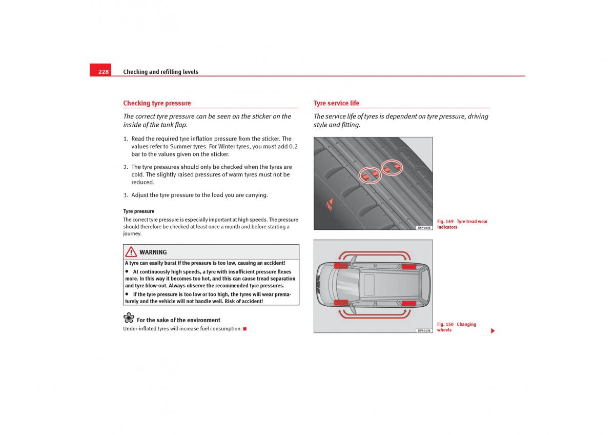 Seat Alhambra I 1 owners manual / page 230