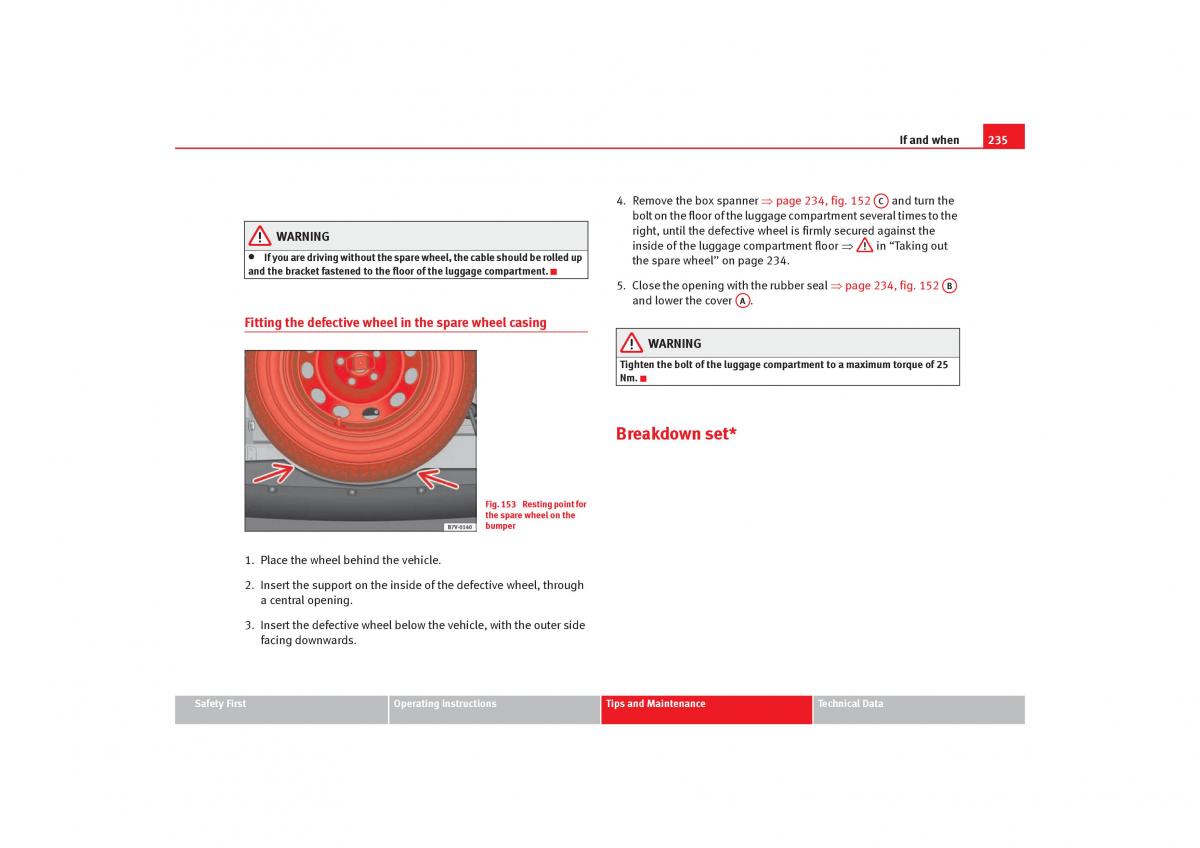 Seat Alhambra I 1 owners manual / page 237