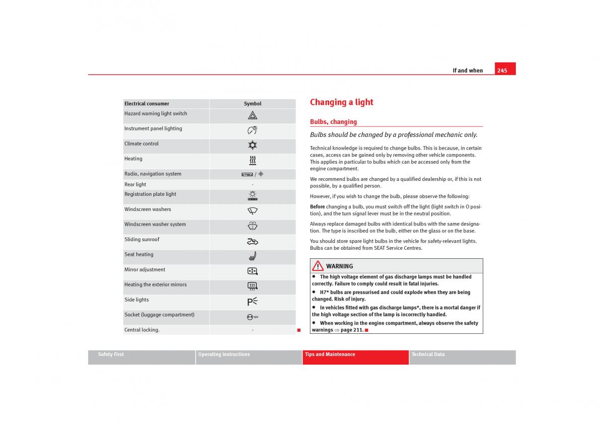 Seat Alhambra I 1 owners manual / page 247