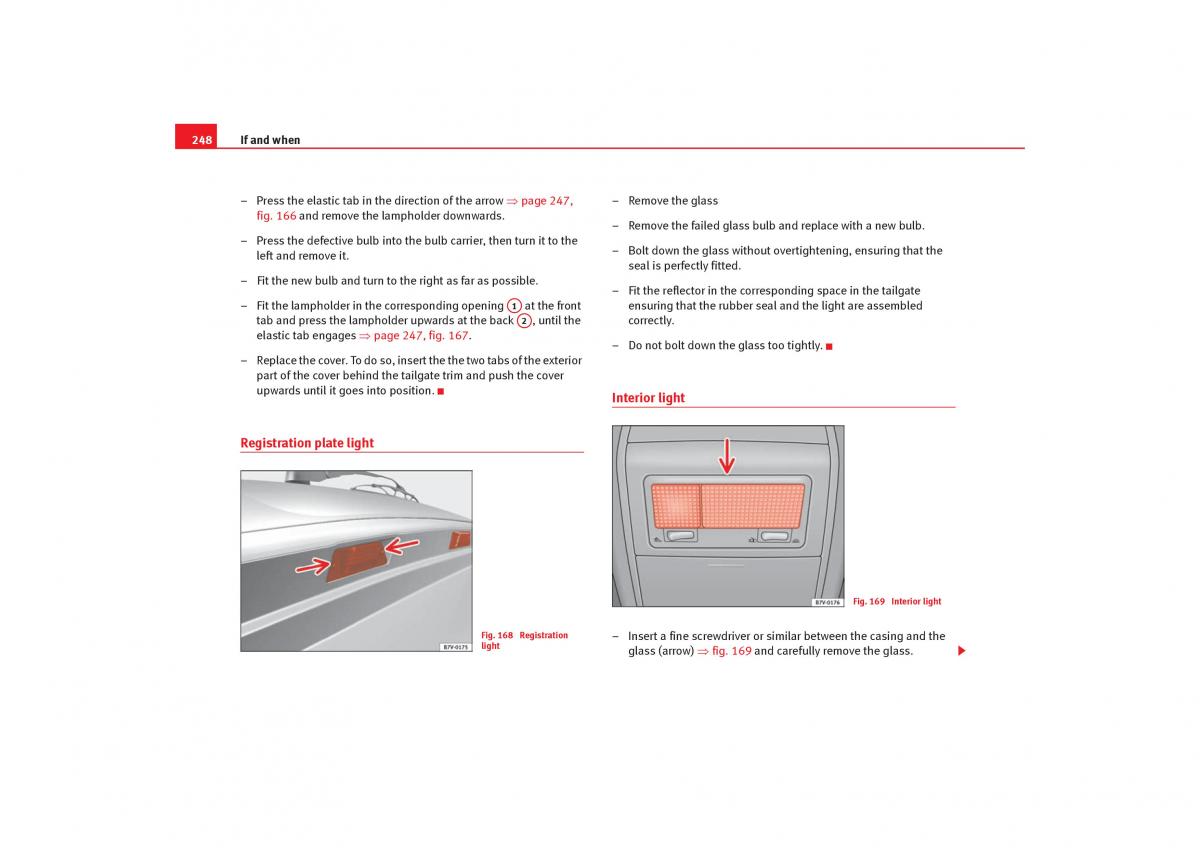 Seat Alhambra I 1 owners manual / page 250