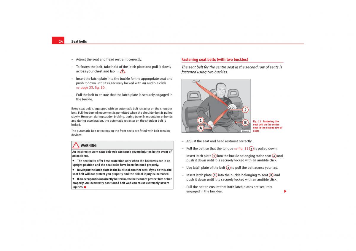 Seat Alhambra I 1 owners manual / page 26