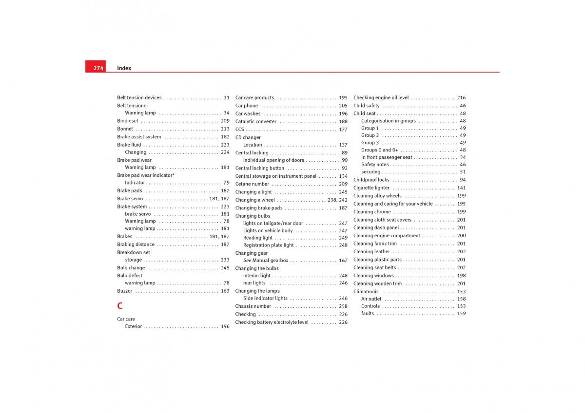 Seat Alhambra I 1 owners manual / page 276