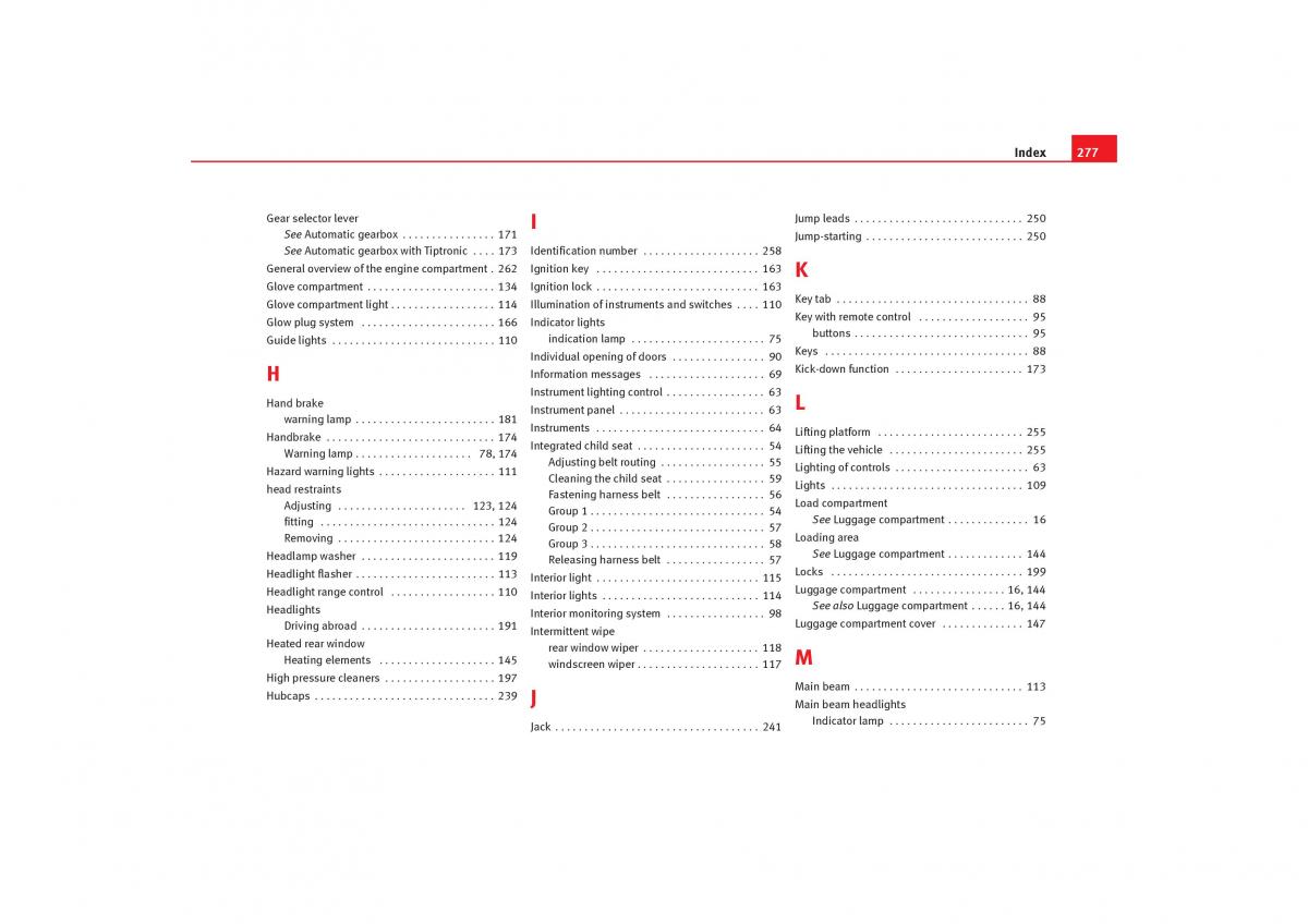 Seat Alhambra I 1 owners manual / page 279