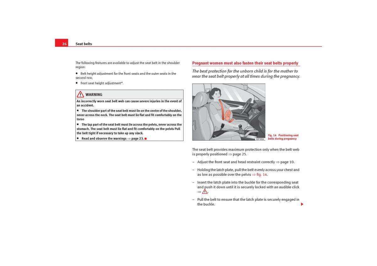 Seat Alhambra I 1 owners manual / page 28