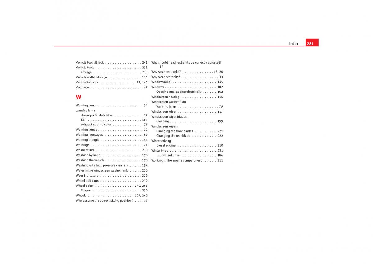 Seat Alhambra I 1 owners manual / page 283