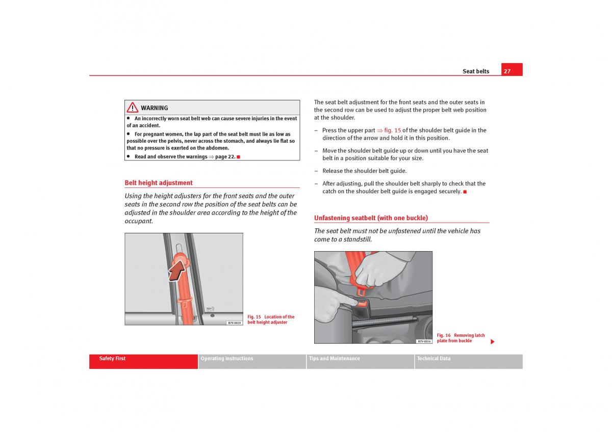 Seat Alhambra I 1 owners manual / page 29