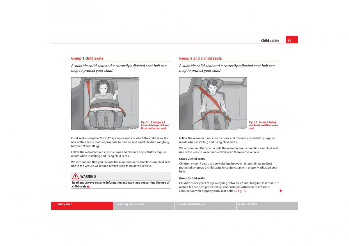 Seat Alhambra I 1 owners manual / page 51