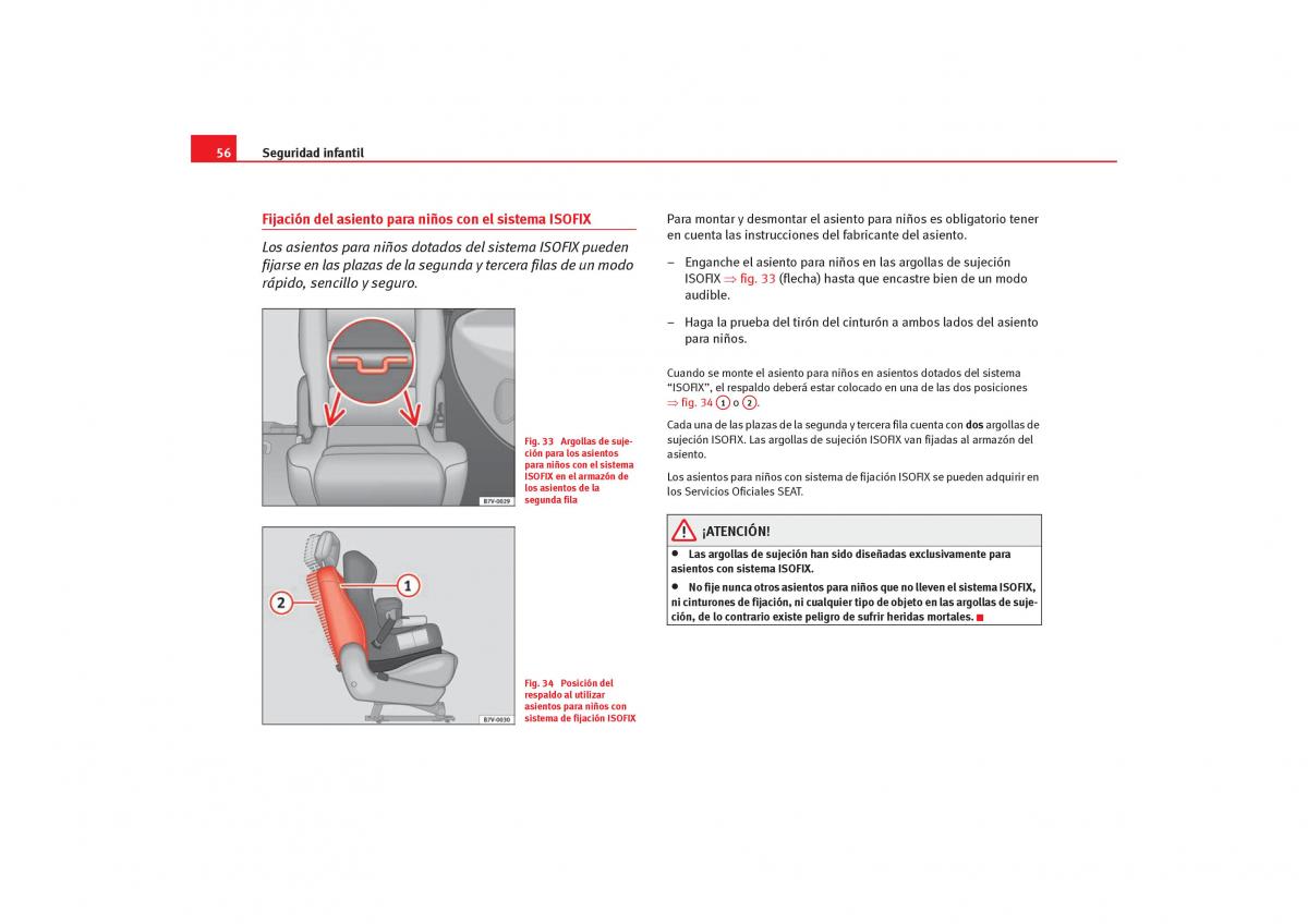 Seat Alhambra I 1 manual del propietario / page 58