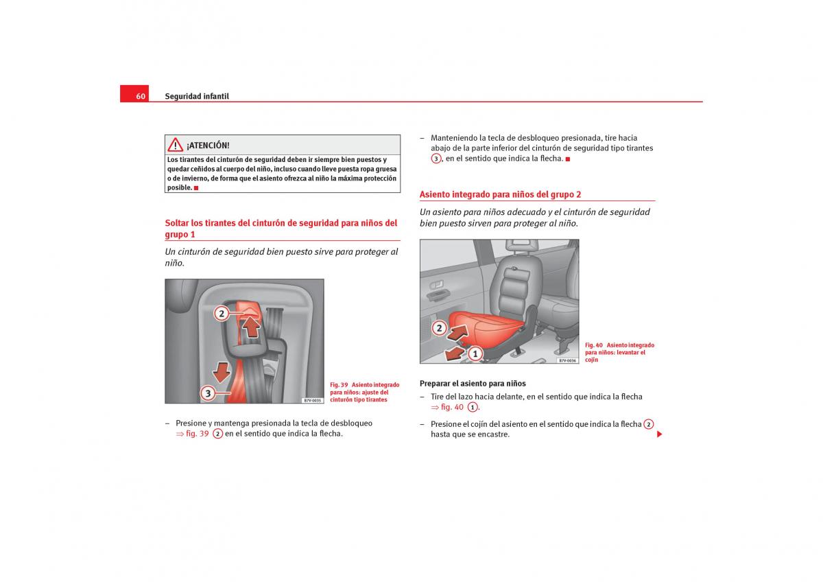 Seat Alhambra I 1 manual del propietario / page 62