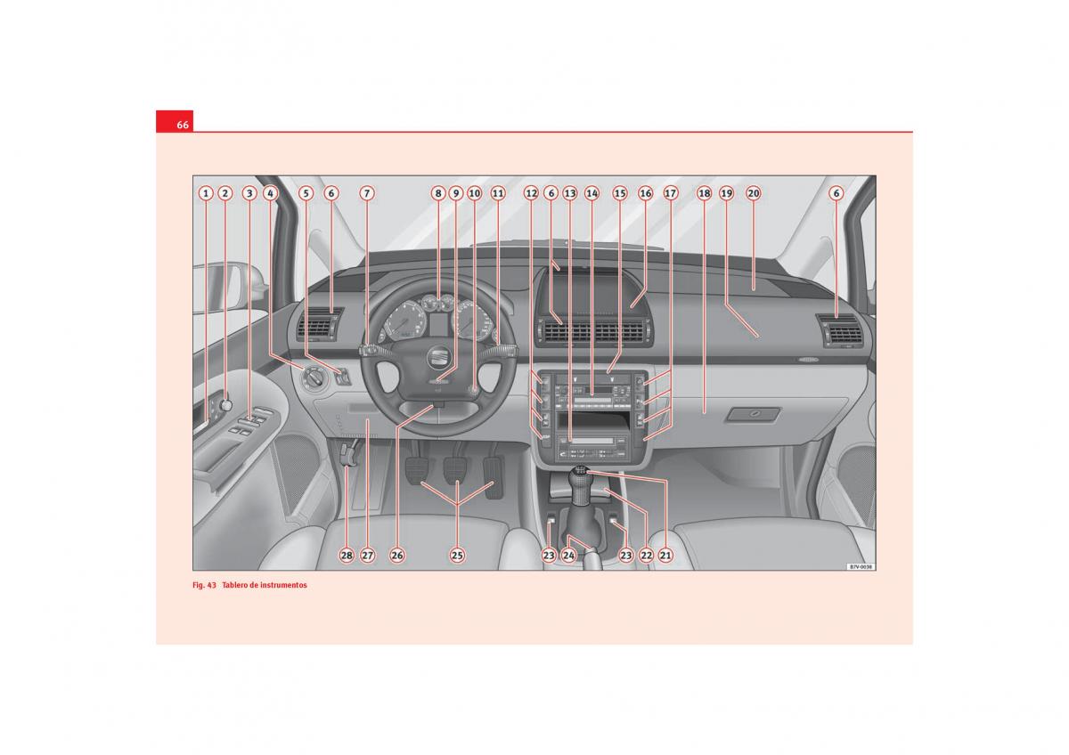 Seat Alhambra I 1 manual del propietario / page 68