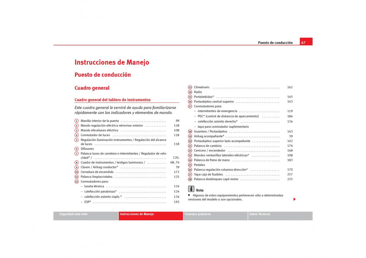 Seat Alhambra I 1 manual del propietario / page 69