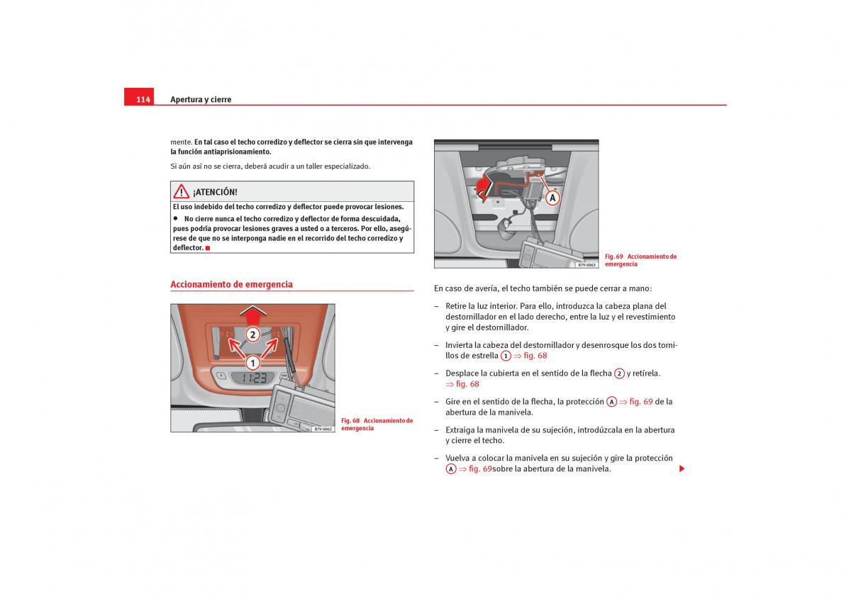 Seat Alhambra I 1 manual del propietario / page 116