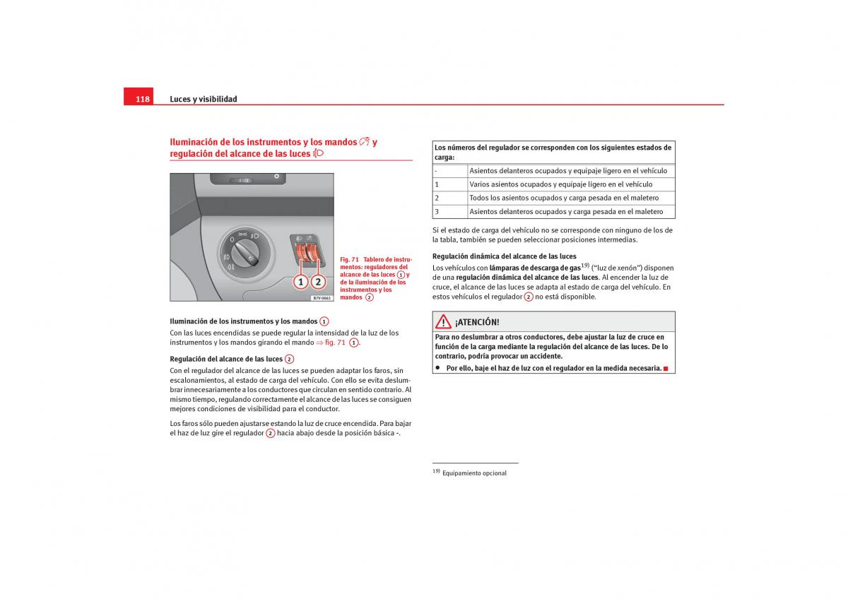 Seat Alhambra I 1 manual del propietario / page 120