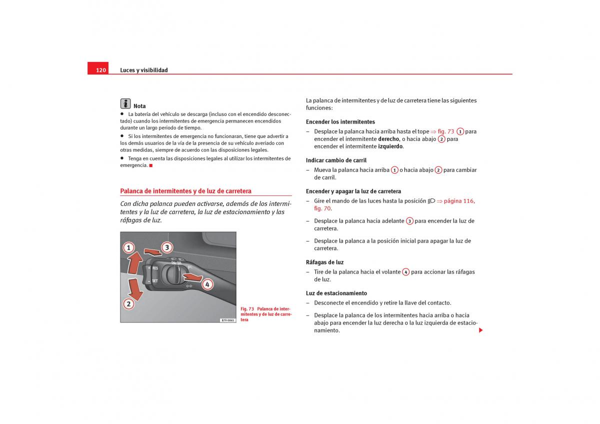 Seat Alhambra I 1 manual del propietario / page 122