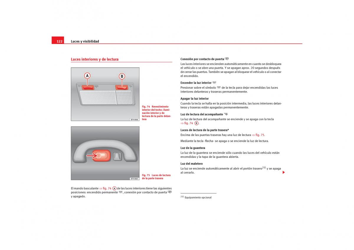 Seat Alhambra I 1 manual del propietario / page 124