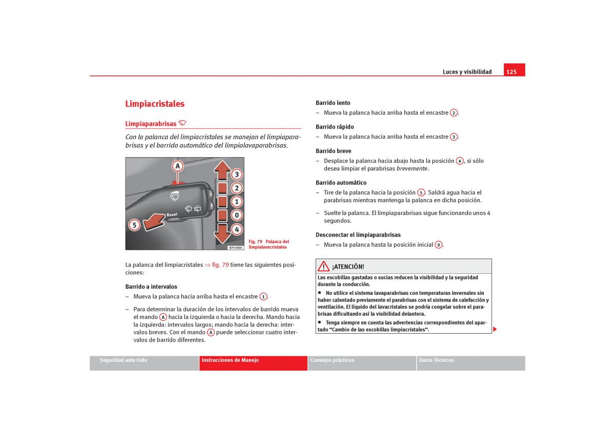 Seat Alhambra I 1 manual del propietario / page 127