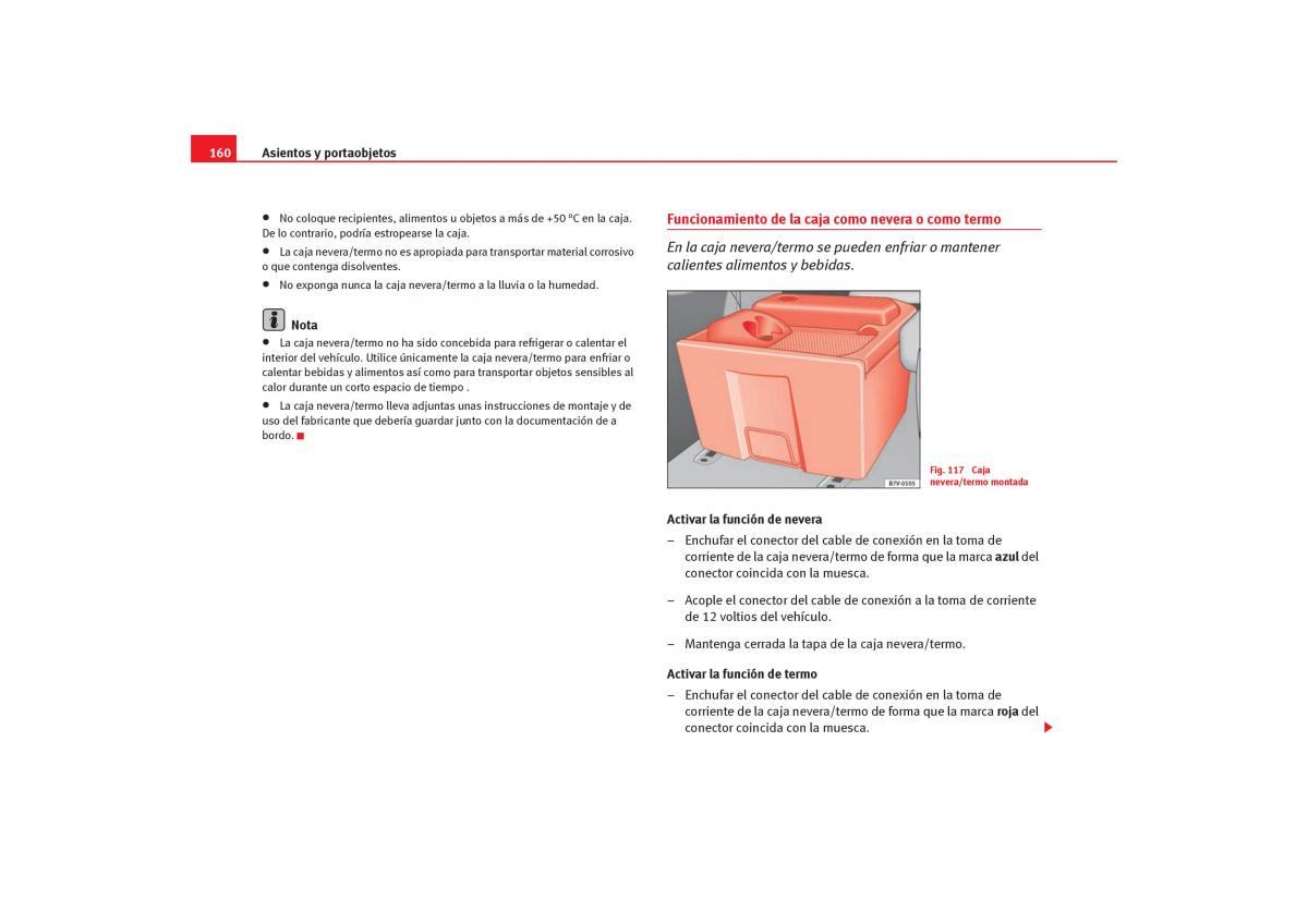 Seat Alhambra I 1 manual del propietario / page 162