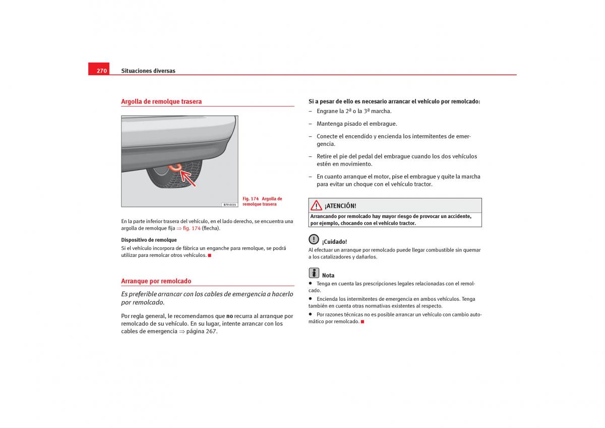 Seat Alhambra I 1 manual del propietario / page 272