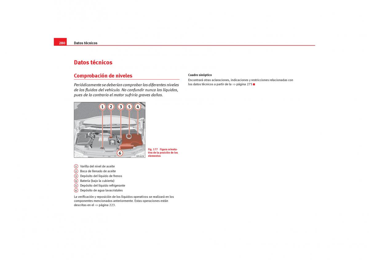 Seat Alhambra I 1 manual del propietario / page 282