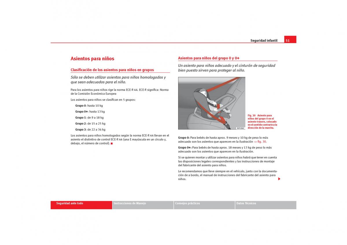 Seat Alhambra I 1 manual del propietario / page 53