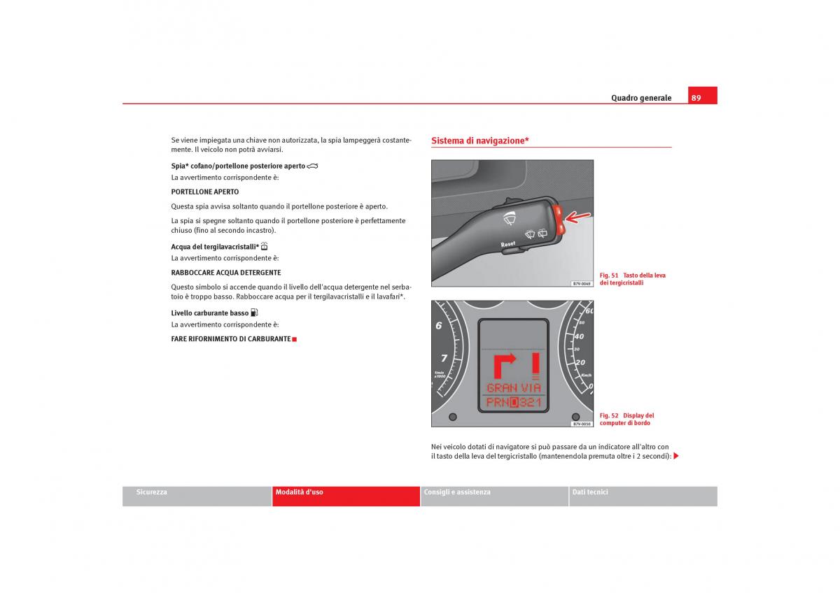 Seat Alhambra I 1 manuale del proprietario / page 91