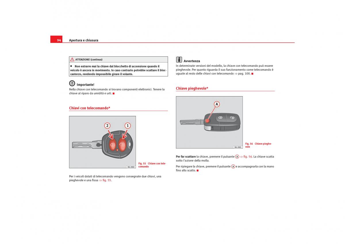 Seat Alhambra I 1 manuale del proprietario / page 96