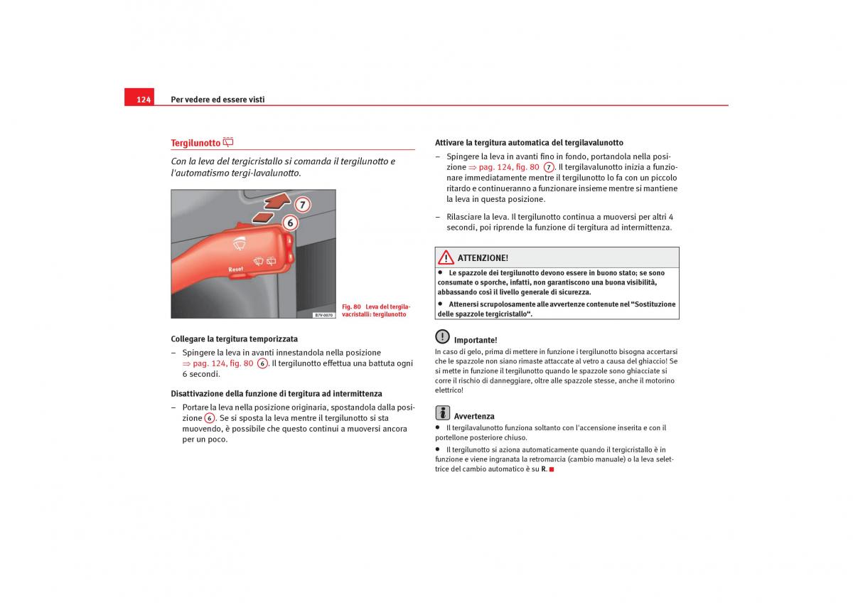 Seat Alhambra I 1 manuale del proprietario / page 126