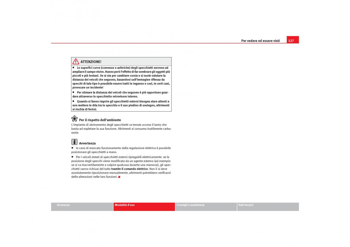 Seat Alhambra I 1 manuale del proprietario / page 129