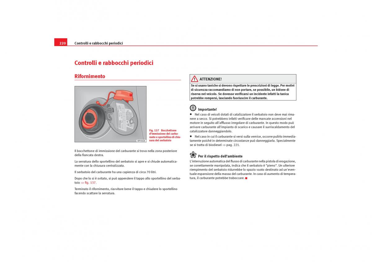 Seat Alhambra I 1 manuale del proprietario / page 222