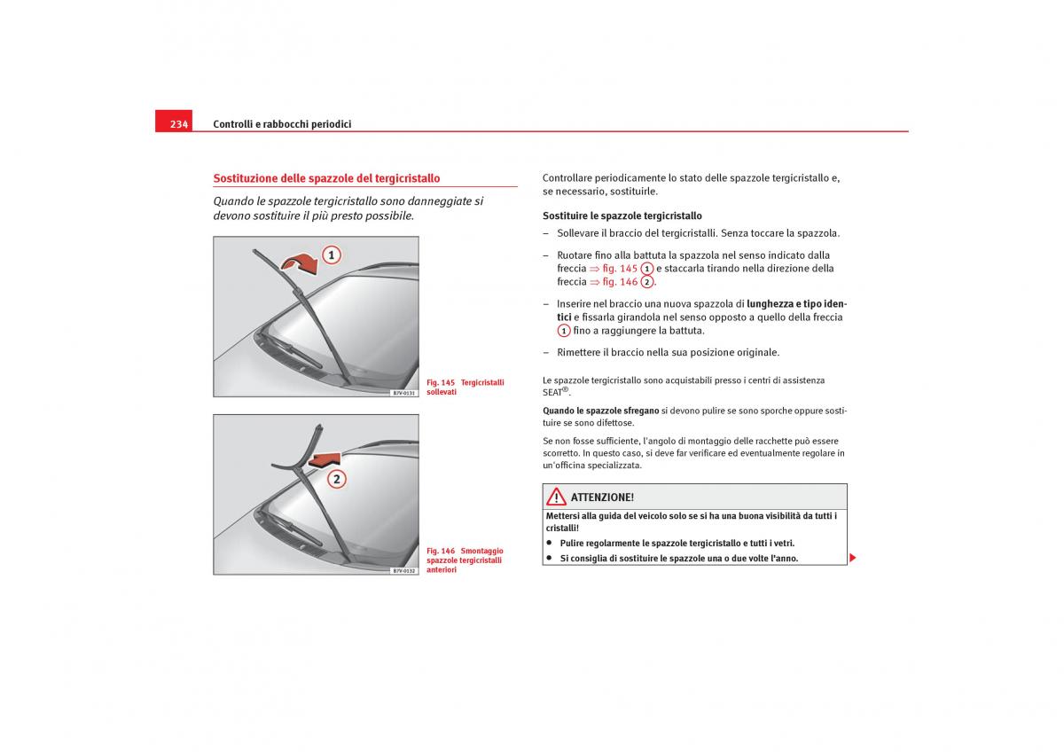 Seat Alhambra I 1 manuale del proprietario / page 236