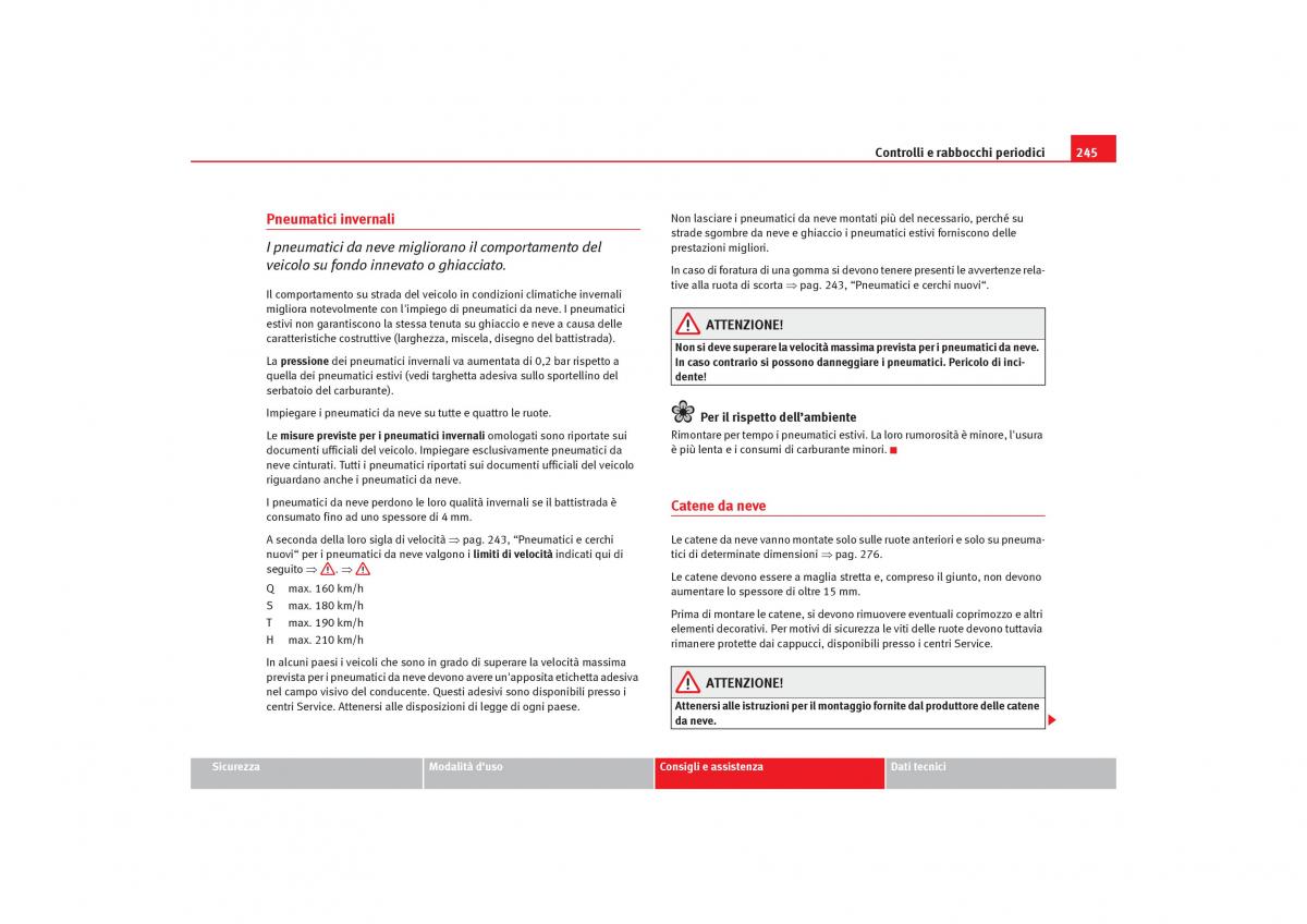 Seat Alhambra I 1 manuale del proprietario / page 247