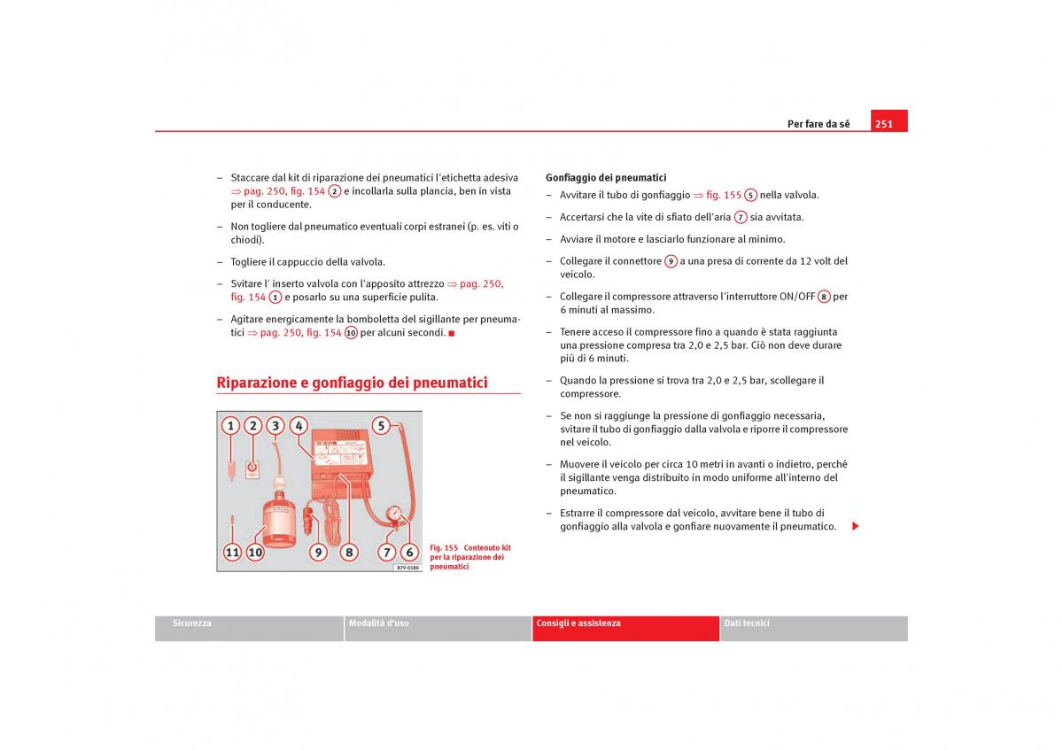 Seat Alhambra I 1 manuale del proprietario / page 253