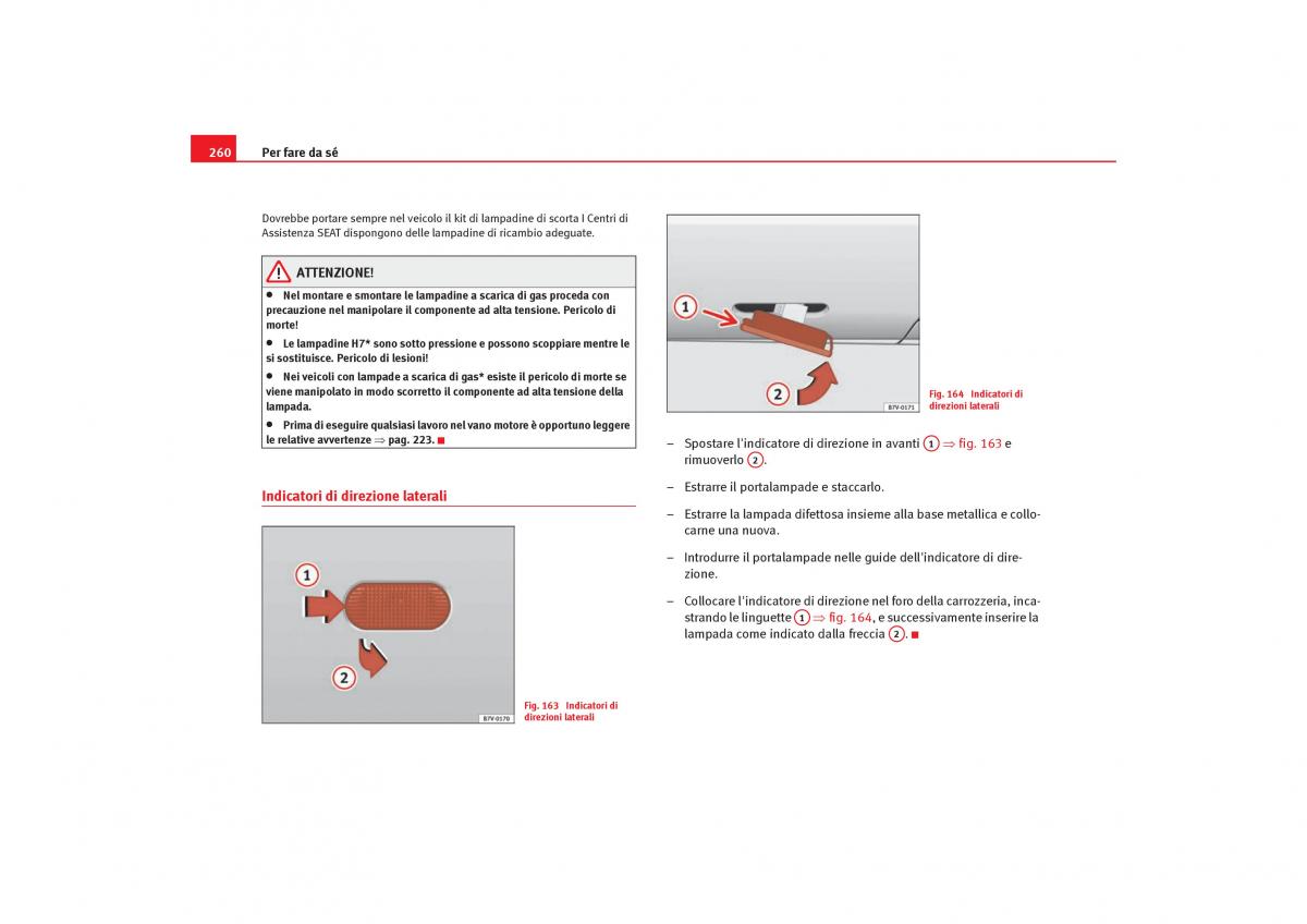 Seat Alhambra I 1 manuale del proprietario / page 262