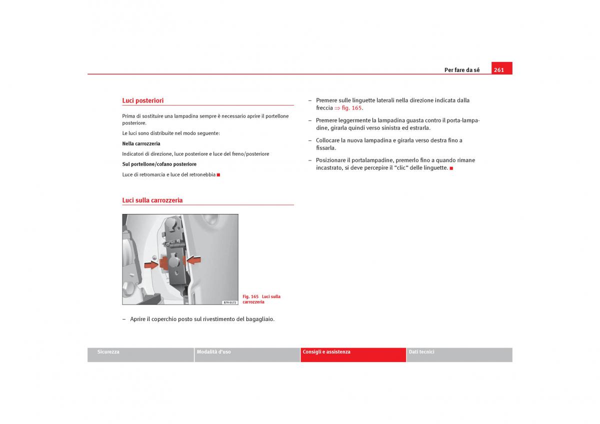 Seat Alhambra I 1 manuale del proprietario / page 263